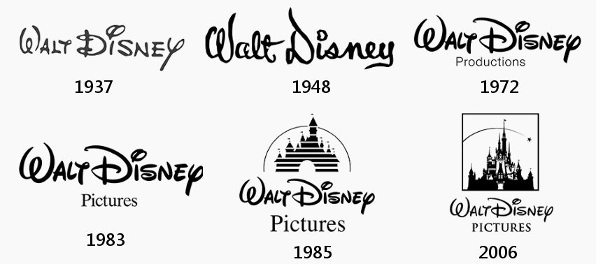 تاریخچه طراحی لوگو والت دیزنی